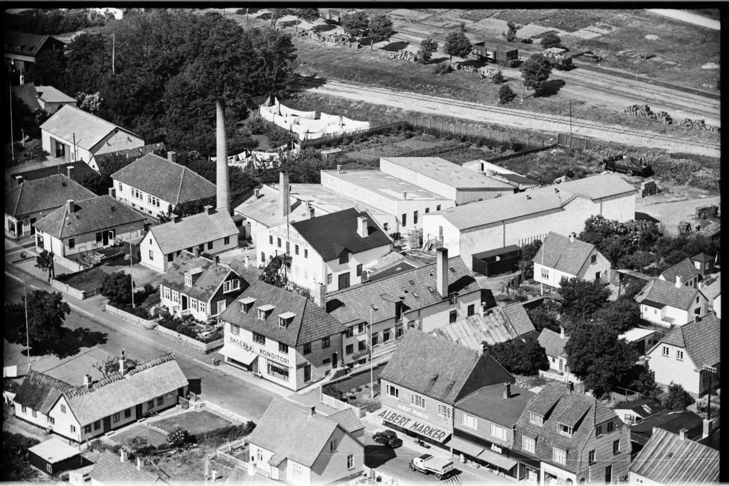 Dines Bogø - Hundested - Luftfoto - Det Kgl. Bibliotek