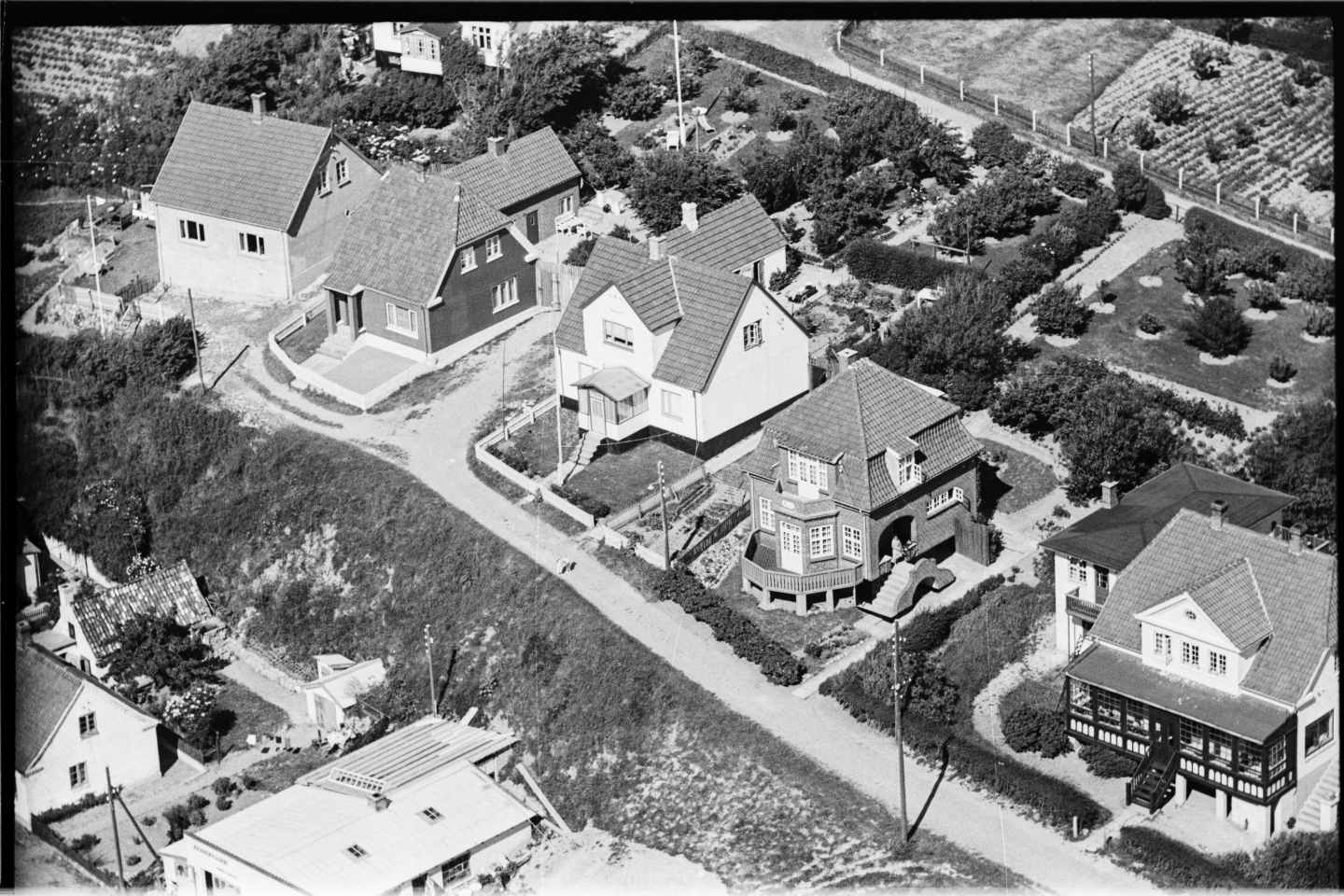 Dines Bogø - Hundested - Luftfoto - Det Kgl. Bibliotek