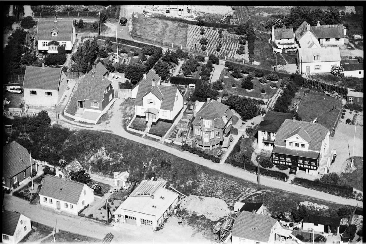 Dines Bogø - Hundested - Luftfoto - Det Kgl. Bibliotek