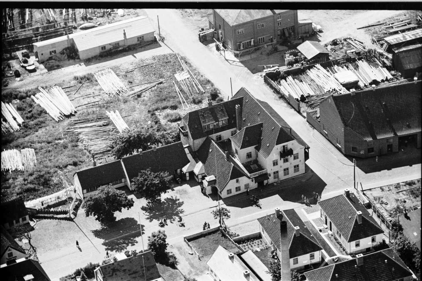 Dines Bogø - Hundested - Luftfoto - Det Kgl. Bibliotek