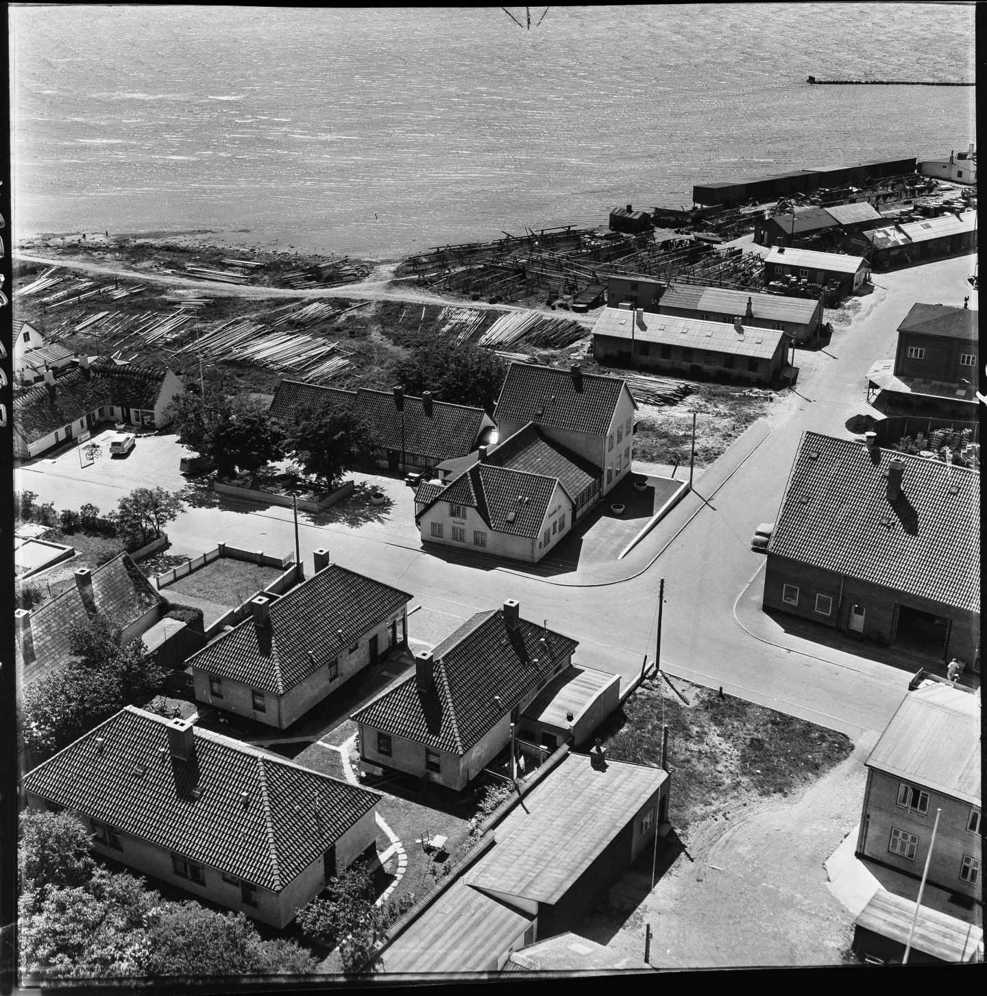 Dines Bogø - Hundested - Luftfoto - Det Kgl. Bibliotek